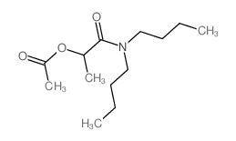 1-(dibutylcarbamoyl)ethyl acetate Structure