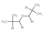 1,2-dibromo-1-(1,2-dibromo-2-methyl-propoxy)-2-methyl-propane结构式