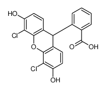 2-(4,5-dichloro-3,6-dihydroxy-9H-xanthen-9-yl)benzoic acid Structure