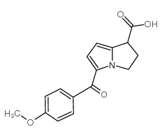 5-(4-methoxybenzoyl)-2,3-dihydro-1H-pyrrolizine-1-carboxylic acid Structure