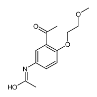 3'-Acetyl-4'-(2-methoxyethoxy)acetanilide structure