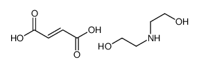 N-(C6-18与C18不饱和)脂肪基衍生物二乙醇胺(顺)2-丁烯二酸酯结构式