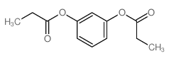 1,3-Benzenediol,1,3-dipropanoate Structure