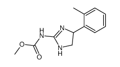 (4-o-tolyl-4,5-dihydro-1H-imidazol-2-yl)-carbamic acid methyl ester Structure