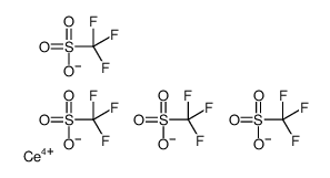 三氟甲烷磺酸铈(IV)结构式