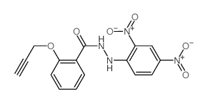 N-(2,4-dinitrophenyl)-2-prop-2-ynoxy-benzohydrazide Structure