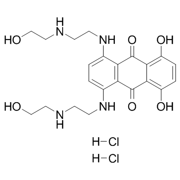 Mitoxantrone (dihydrochloride) Structure