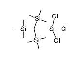 trichloro[tris(trimethylsilyl)methyl]silane结构式