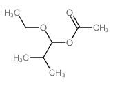 (1-ethoxy-2-methyl-propyl) acetate Structure