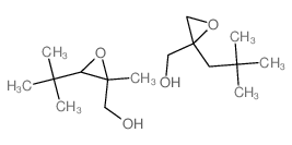 [2-(2,2-dimethylpropyl)oxiran-2-yl]methanol; (2-methyl-3-tert-butyl-oxiran-2-yl)methanol结构式