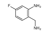 Benzenemethanamine, 2-amino-4-fluoro- (9CI) structure