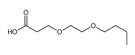 3-(2-butoxyethoxy)propionic acid Structure