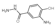 3-氨基-4-羟基苯甲酰肼结构式