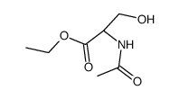 N-acetyl-DL-serine ethyl ester Structure