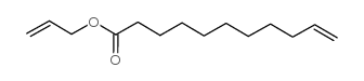 10-十一碳烯酸烯丙酯结构式