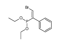 diethyl (2-bromo-1-phenylvinyl)phosphonite结构式