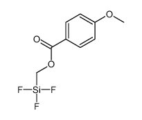 trifluorosilylmethyl 4-methoxybenzoate结构式