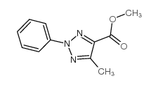 METHYL 5-METHYL-2-PHENYL-2H-1,2,3-TRIAZOLE-4-CARBOXYLATE Structure