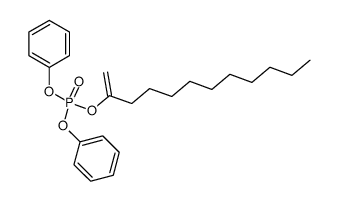 1-decylethenyl diphenyl phosphate结构式