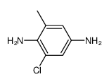 2-chloro-6-methyl-p-phenylenediamine Structure
