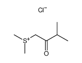 dimethyl(3-methyl-2-oxobutyl)sulfonium chloride结构式