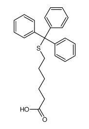 6-(Tritylthio)-hexanoic acid Structure