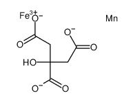 Iron(III) manganese citrate结构式