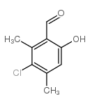 5-氯-2-羟基-4-甲基苯甲醛结构式