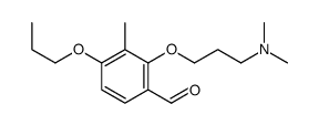 2-[3-(dimethylamino)propoxy]-3-methyl-4-propoxybenzaldehyde Structure