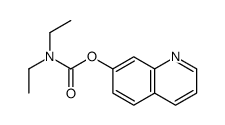 quinolin-7-yl N,N-diethylcarbamate Structure