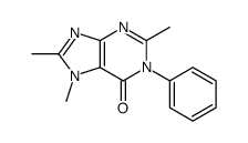 2,7,8-trimethyl-1-phenylpurin-6-one Structure