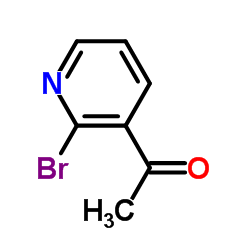 3-乙酰基-2-溴吡啶结构式