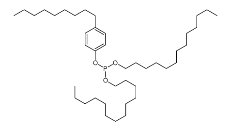亚磷酸-4-壬基苯基双十三烷基酯结构式