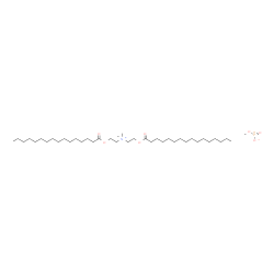 dimethylbis[2-[(1-oxohexadecyl)oxy]ethyl]ammonium methyl phosphonate Structure