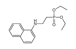diethyl [2-(1-naphthylamino)ethyl]phosphonate Structure