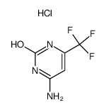 4-Amino-6-trifluoromethylpyrimidin-2-ol Hydrochloride Structure