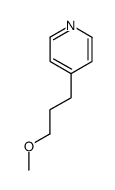 4-(3-methoxy-propyl)-pyridine结构式