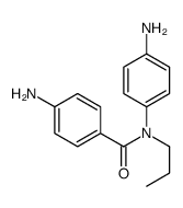 4-amino-N-(4-aminophenyl)-N-propylbenzamide Structure