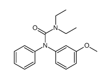 Urea, N,N-diethyl-N'-(3-methoxyphenyl)-N'-phenyl结构式