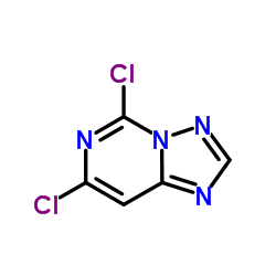 5,7-dichloro-[1,2,4]triazolo[1,5-c]pyrimidine结构式