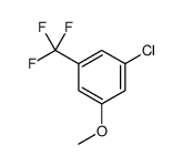 3-氯-5-(三氟甲基)苯甲醚结构式