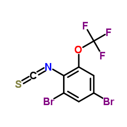 2,4-DIBROMO-6-TRIFLUOROMETHOXYPHENYLISOTHIOCYANATE Structure