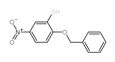 2-BENZYLOXY-5-NITROBENZENETHIOL structure