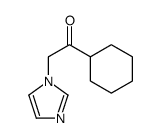 1-cyclohexyl-2-imidazol-1-ylethanone结构式