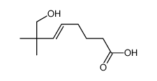 8-hydroxy-7,7-dimethyloct-5-enoic acid结构式