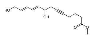 methyl 8,13-dihydroxytrideca-9,11-dien-5-ynoate结构式