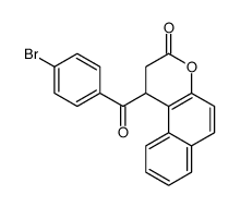 1-(4-bromobenzoyl)-1,2-dihydrobenzo[f]chromen-3-one结构式