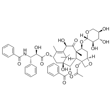 7-木糖甙-10-脱乙酰基紫杉醇结构式