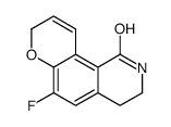 6-fluoro-2,3,4,8-tetrahydropyrano[2,3-h]isoquinolin-1-one结构式