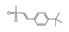 1-tert-butyl-4-(2-methylsulfonylethenyl)benzene结构式